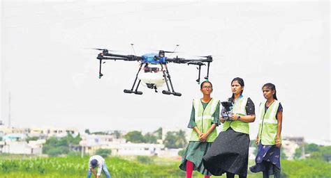 hyderabad farmers  hands  training  drone tech telangana today