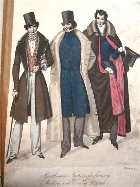 Mens Fashion Plate 1830 S Fashion Plates 1830s Fashion Mens Costumes