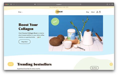 shopify website design examples  inspiration  ecommerce