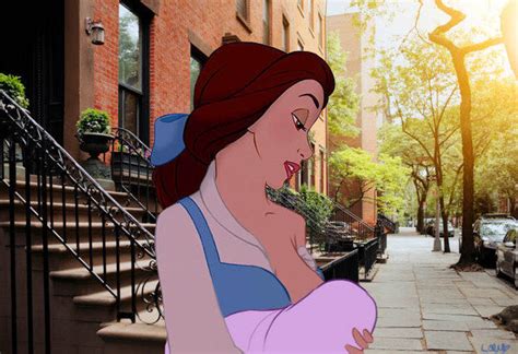 public breastfeeding princesses disney cartoon princesses