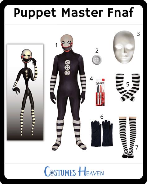 diy puppet master fnaf costume ideas   cosplay halloween