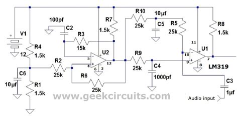 class  amp  lm comparator geek circuits