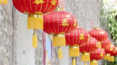 chinese lanterns stock footage video  royalty