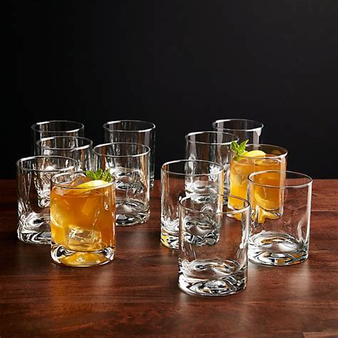 impressions double old fashioned glasses set of 12