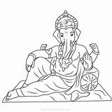 Ganesh Ganesha Xcolorings sketch template