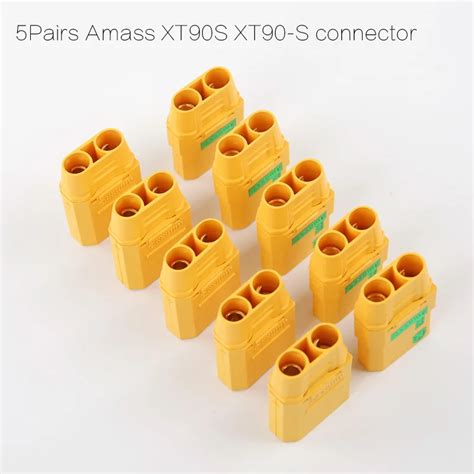 pairs amass xts xt  connector male female fpv drone battery connector plug  fpv rc