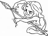 Tarzan Coloring Spear Pages Young Disney Wecoloringpage Getcolorings Drawings Getdrawings 2464 01kb sketch template