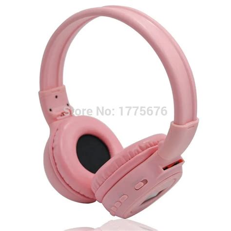 pink color headset consumer electronic headphone wireless headphones cheapest good price