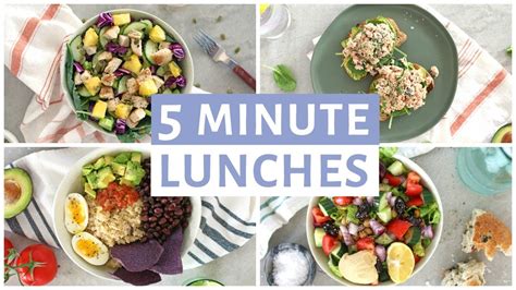 easy  minute lunch recipes healthy lunch ideas busy mom cooking