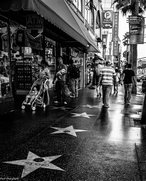 hollywood walk  fame street life photography  camera journal