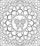 Coloring Pages Blank Adults Adult Printable Getcolorings Detailed Print Color sketch template
