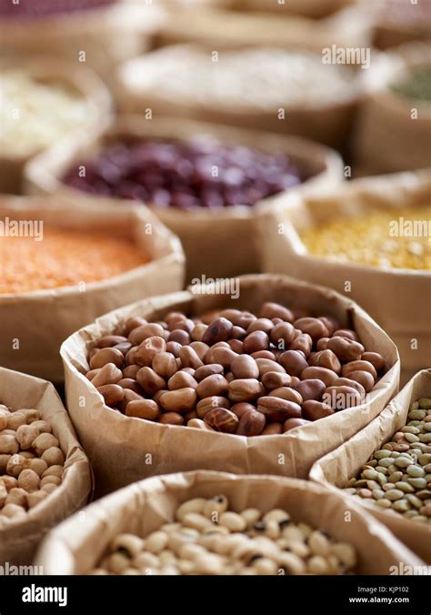 pulses  paper bags stock photo alamy