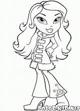 Colorkid Coloring Dolls Fashion sketch template