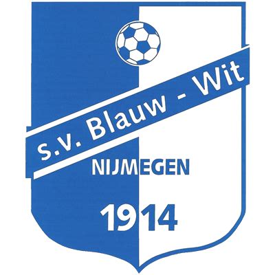 voetbalclub sv blauw wit uit nijmegen gelderland vierde helft