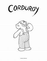 Corduroy Coloring Bear Pages Getcolorings Printable Color Popular sketch template