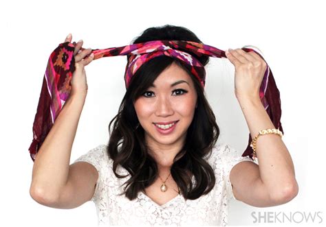 how to make a scarf into a headband sheknows