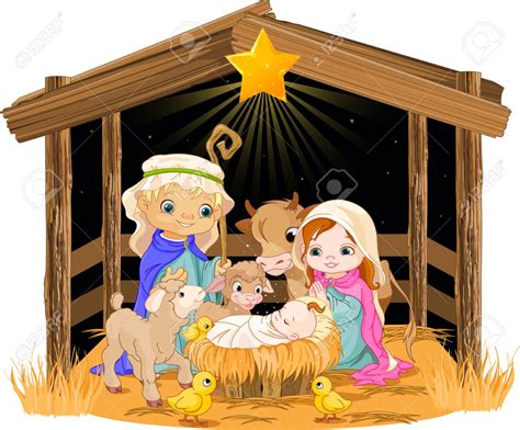 christmas nativity clipart   cliparts  images