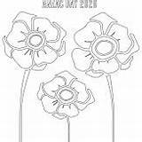 Anzac Colouring Hornsby Rsl sketch template