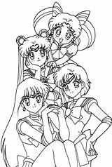 Anime Coloring Pages People Printable Colouring Getcolorings Color Print sketch template