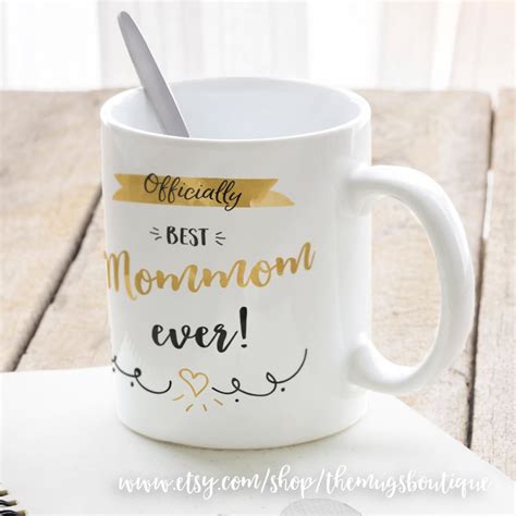 mug  mommom  quote officially  mommom etsy