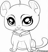 Coloring Pages Kids Animals Cute Animal Baby Cartoon Anime Draw Printable Drawing Zoo Lion Drawings Print Step Color Easy Girl sketch template