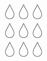 Raindrop Printable Pattern Small Raindrops Template Coloring Templates Rain Outline Stencil Drops Pages Clipart Patterns Drop Patternuniverse Crafts Print Printables sketch template