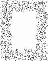 Border Coloring Pages Flower Borders Colouring Printable Floral Embroidery Color Frames Collie Patterns Mandala Adult Frame Print Getcolorings Craft Colour sketch template