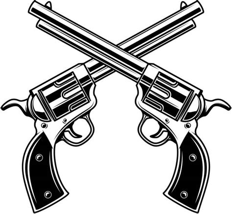 pistol illustrations royalty free vector graphics and clip art istock