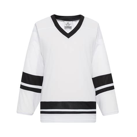 whiteblack blank hockey practice jerseys