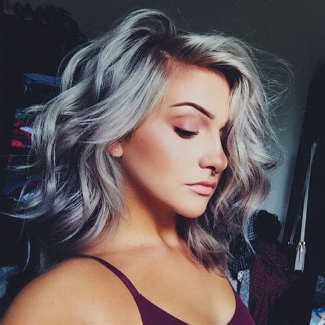 hairstyle trend gray hair coloring dyeing gray hair   hear