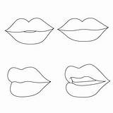 Drawing Easy Draw Lips Drawings Kids People Fun Lessons Step Book Lip Simple Adults Cartoon Lippen Cool Animal Tutorials Choose sketch template