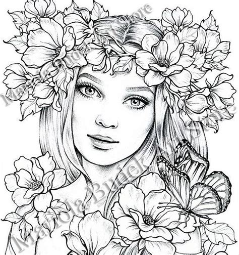 lady coloring pages printable coloring pages