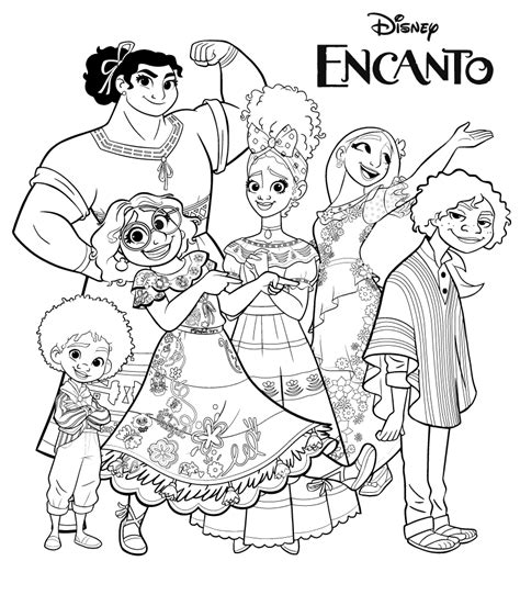 encanto coloring page coloring pages