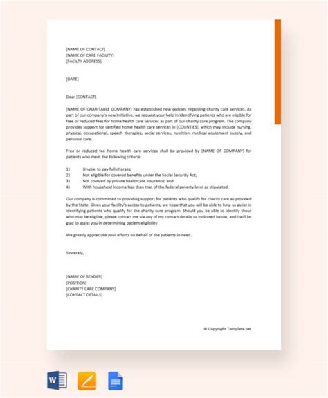 letter  support templates  ms word apple pages google