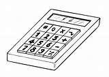 Calculator Coloring sketch template