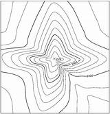 Map Topographic Hill Contour Lines Maps Valley Ridge Contours Diagram Reading Lab Vs Larger Window Version Open Click Showing Labs sketch template