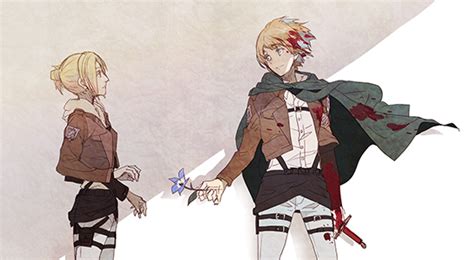 Annie X Armin Shingeki No Kyojin Attack On Titan Fan