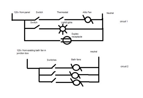 elegant master flow attic fan wiring diagram