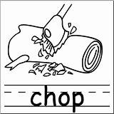 Chop Clip sketch template