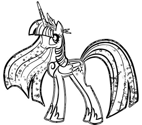 printable twilight sparkle coloring pages