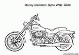 Coloring Pages Harley Colorkid Motorcycles Kids Davison Print sketch template