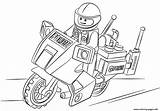 Coloring Pages Lego Police Printable sketch template