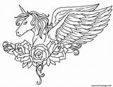 Pegasus Coloring Drawing Flying Unicorn Pages Baby Getdrawings sketch template