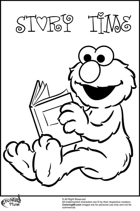storybook pages coloring pages
