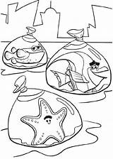 Coloring Pages Nemo Finding Gill Colouring Fish Disney Book Do sketch template