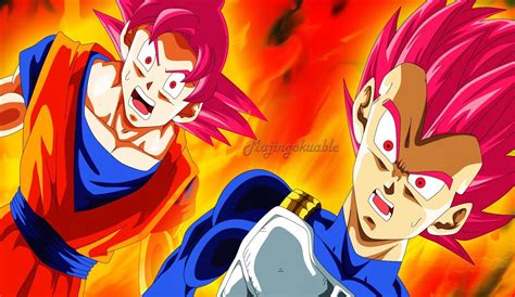 Super Saiyan God Goku And Vegeta By Majingokuable Via