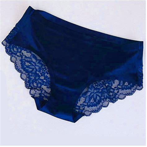 women s panties satin silky knickers sexy brief underwear uk size 8