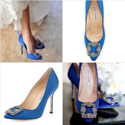 blue wedding shoes badgley mischka bridal shoes sex and the city