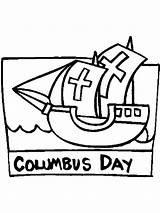 Pages Coloring Columbus Printable sketch template