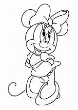 Drawing Mouse Mickey Minnie Kids Outline Coloring Pages Easy Drawings Line Mini Disney Printable Draw Simple Cartoon Kid Cute Pencil sketch template